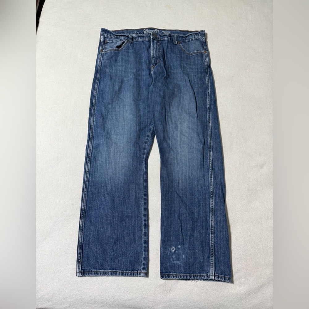 Wrangler‎ Retro Jeans Mens 38x30 Blue Relaxed Boot Bootcut Mid Rise Medium Wash
